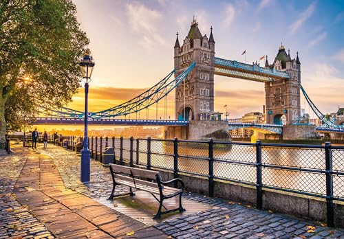 PuzzlEscapes 'Tower Bridge, London' 1000 Teile | Great British Jigsaws | Small Batch Made | Nachhaltige Puzzles von Great British Jigsaws