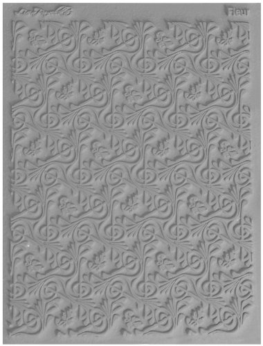 Great Create Tolle schaffen Gummi Lisa Pavelka einzelne Textur Stempel 10,8 cm x 14, Fleur von Great Create