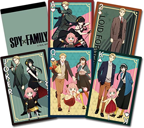 Great Eastern Entertainment Spy X Family - Forger Family Spielkarten von Great Eastern Entertainment