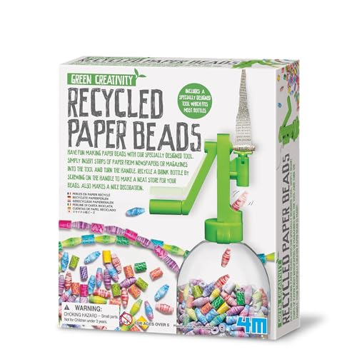 4M Green Creativity Recycled Paper Beads von 4M