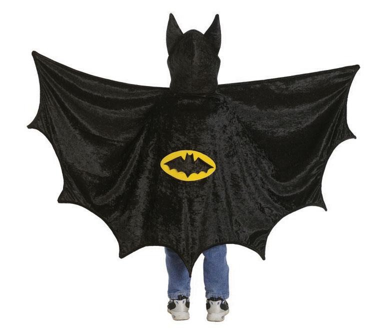 Bat-Cape mit Kapuze M von Great Pretenders