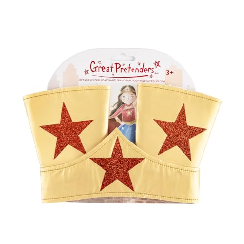 Creative Education Superhelden-Mädchen-Haarband und Handgelenkbänder, fantasievolles Spielen für Kinder von 3 bis 9 Jahren Creative Education Superhelden-Mädchen-Haarband und Handgelenkbänder, fantasievolles Spielen für Kinder von 3 bis 9 Jahren von Great Pretenders