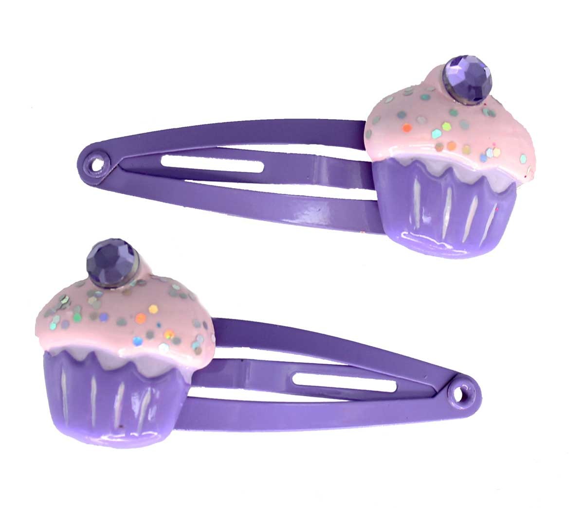Cupcake Haarspange, 2 Stück, farblich sortierte Ware von Great Pretenders