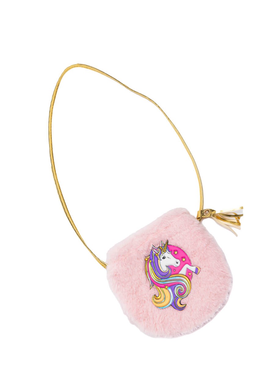 Fluffy Pink Unicorn Petite Purse – Flauschige Einhorn-Handtasche Fluffy Pink Unicorn Petite Purse – Flauschige Einhorn-Handtasche von Great Pretenders