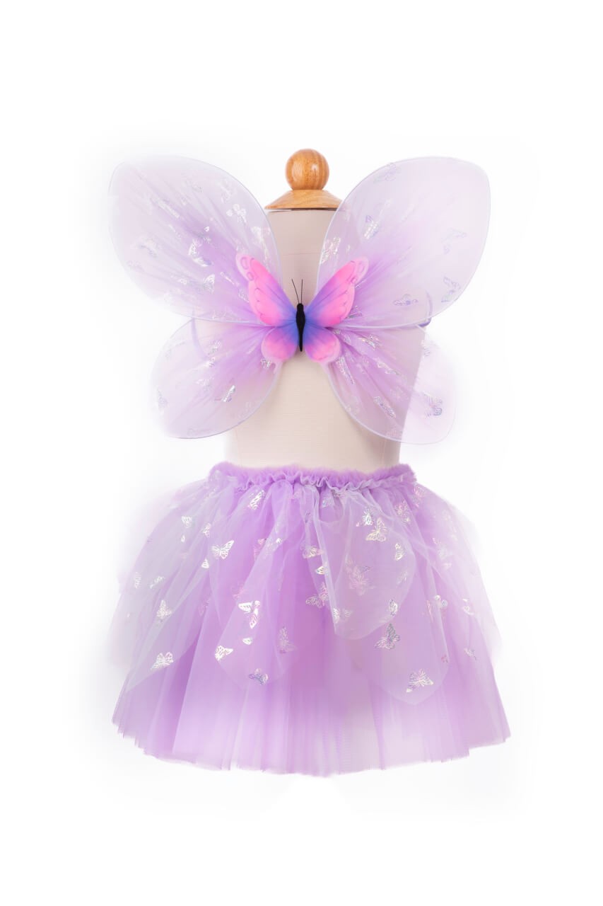 Flutter Butterfly Rock & Wings – Zauberhaftes Feen-Kostüm, Lila, 4-6 Jahre Flutter Butterfly Rock & Wings – Zauberhaftes Feen-Kostüm, Lila, 4-6 Jahre von Great Pretenders