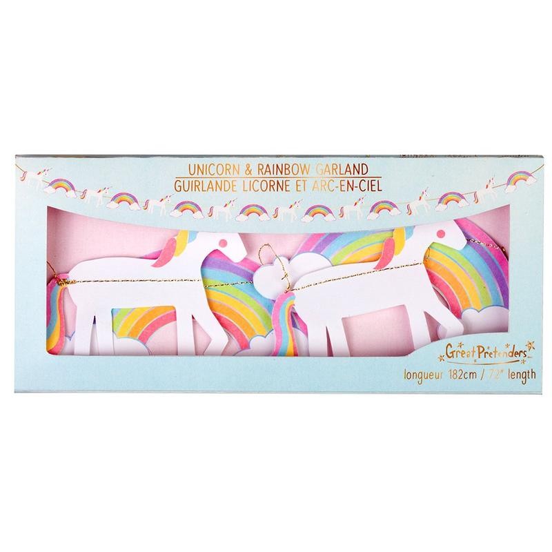 Girlande Einhorn Regenbogen - Dekoration Kindergeburtstag Girlande Einhorn Regenbogen - Dekoration Kindergeburtstag von Great Pretenders