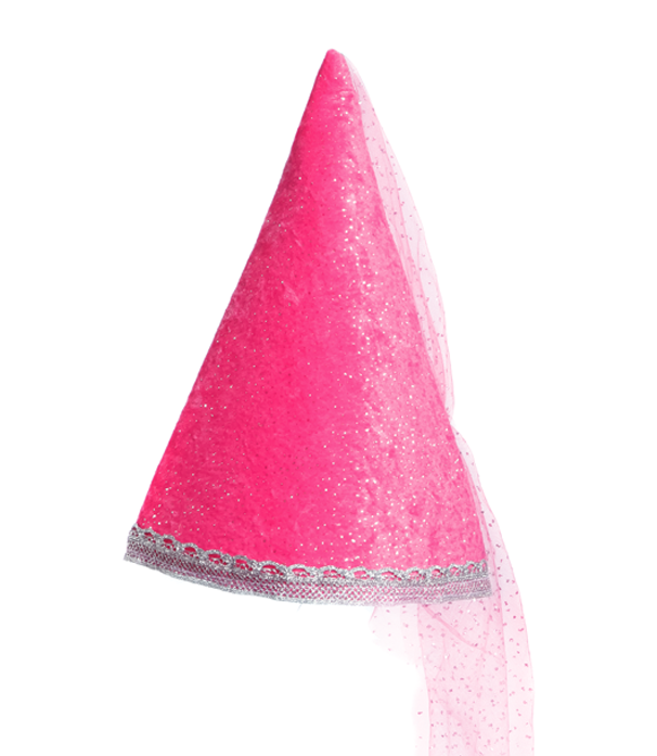 Glitzer-Prinzessinnenhut - Faschingshut für Kinder Farbe pink von Great Pretenders
