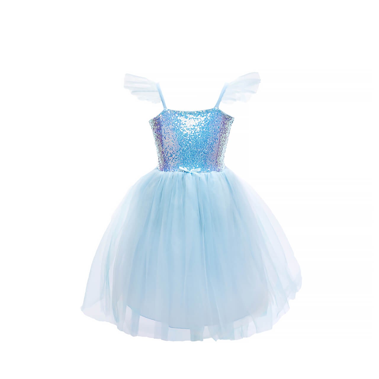 Glitzerndes Pailletten-Prinzessinnenkleid in blau, für 3-4 Jahre Glitzerndes Pailletten-Prinzessinnenkleid in blau, für 3-4 Jahre von Great Pretenders