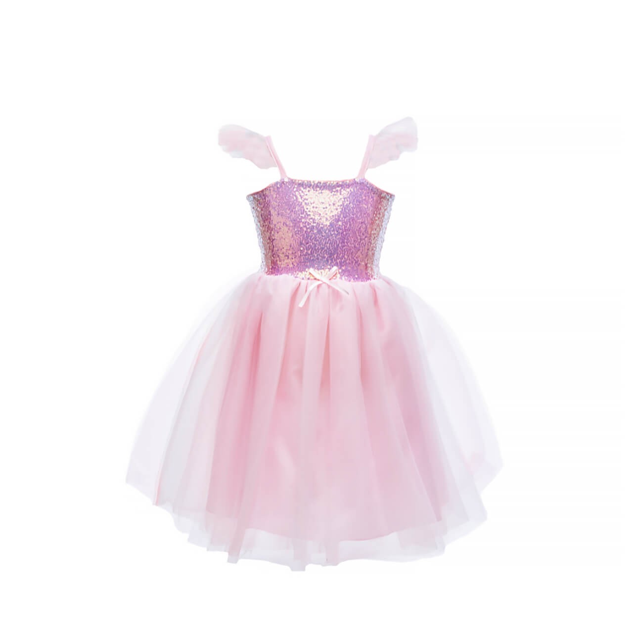 Glitzerndes Pailletten-Prinzessinnenkleid in rosa, für 7-8 Jahre von Great Pretenders