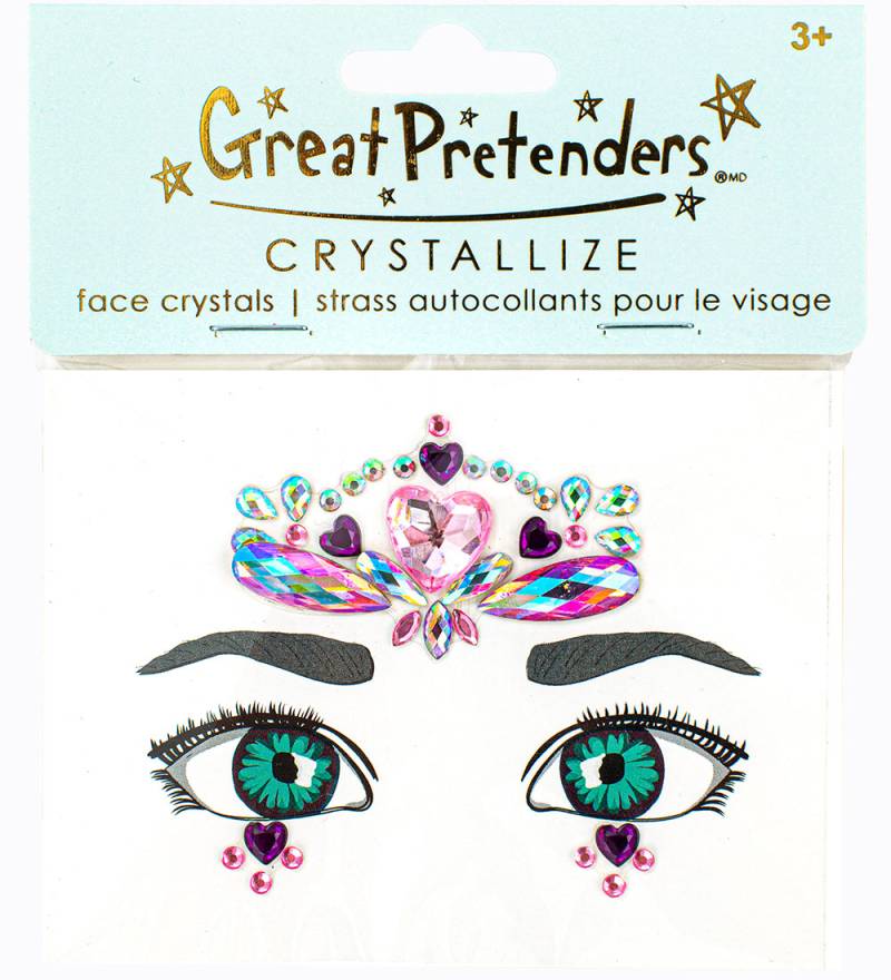 Great Pretenders Gesichtsschmuck - Crystal Hearts - Great Pretenders - One Size - Kostüme Great Pretenders Gesichtsschmuck - Crystal Hearts - Great Pretenders - One Size - Kostüme von Great Pretenders