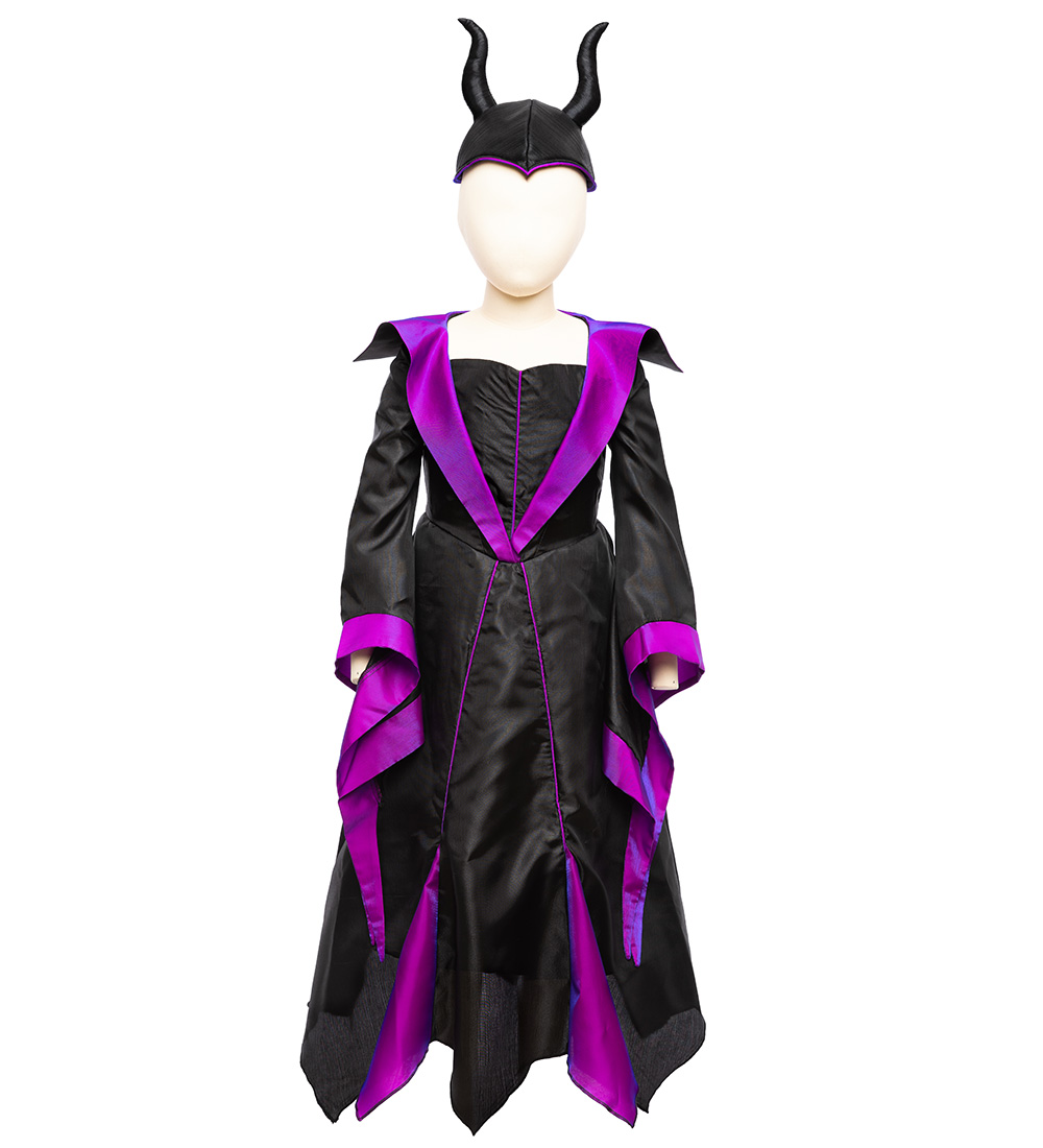 Great Pretenders Kostüm - Bösewicht-Prinzessin-Kleid m. Hut - Sc - Great Pretenders - 5-6 Jahre (110-116) - Kostüme von Great Pretenders