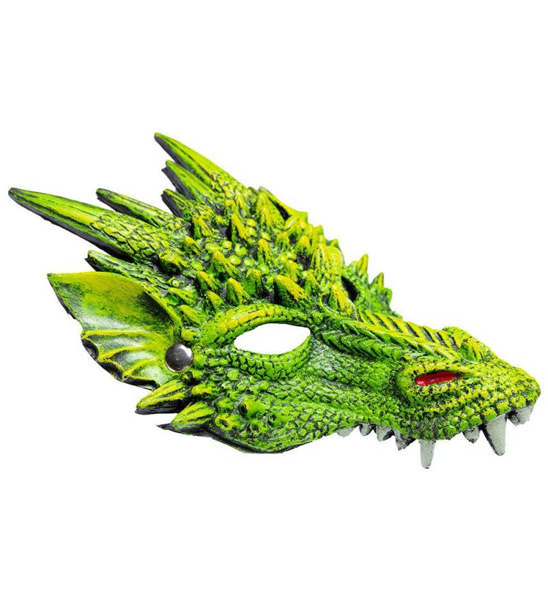 Great Pretenders Kostüm - Drachenmaske - Grün - Great Pretenders - One Size - Kostüme Great Pretenders Kostüm - Drachenmaske - Grün - Great Pretenders - One Size - Kostüme von Great Pretenders