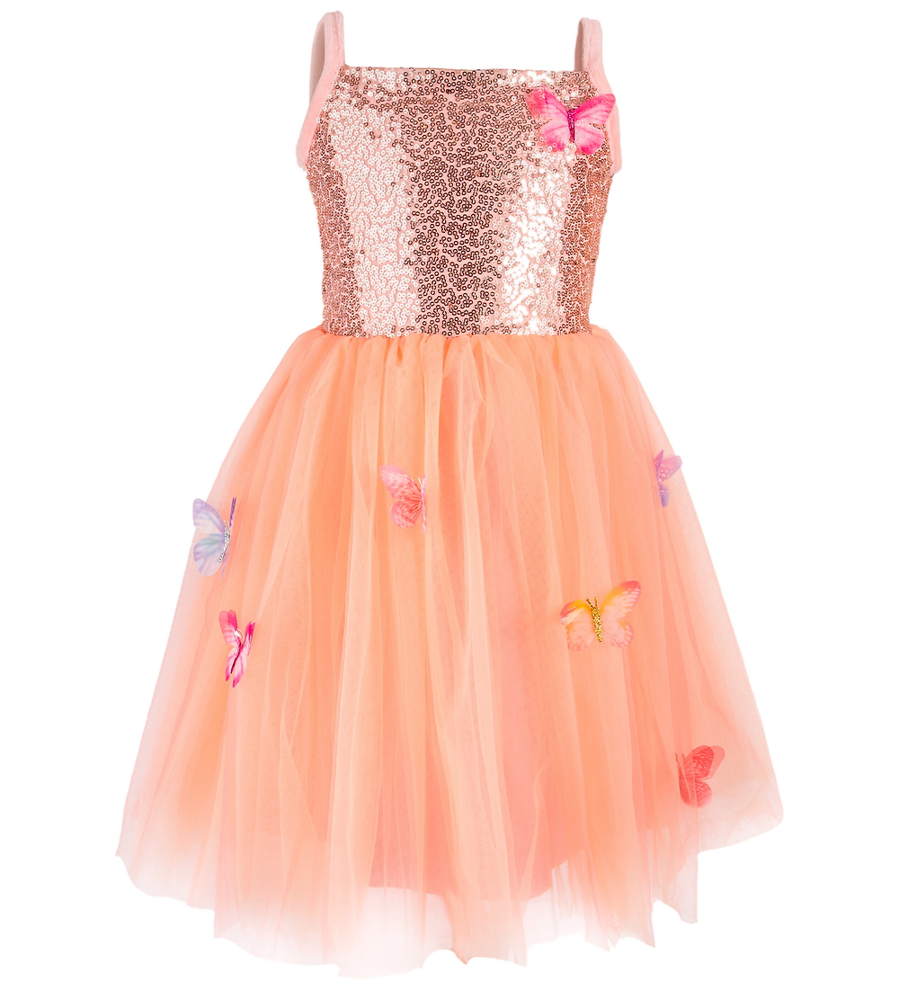 Great Pretenders Kostüm - Fliege Bliss Kleid - Peach - Great Pretenders - 3-4 Jahre (98-104) - Kostüme von Great Pretenders