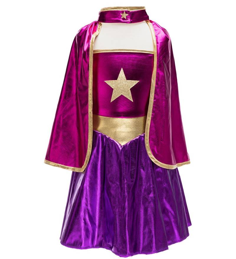 Great Pretenders Kostüm - Superhero - Magenta - Great Pretenders - 4-6 Jahre (104-116) - Kostüme von Great Pretenders