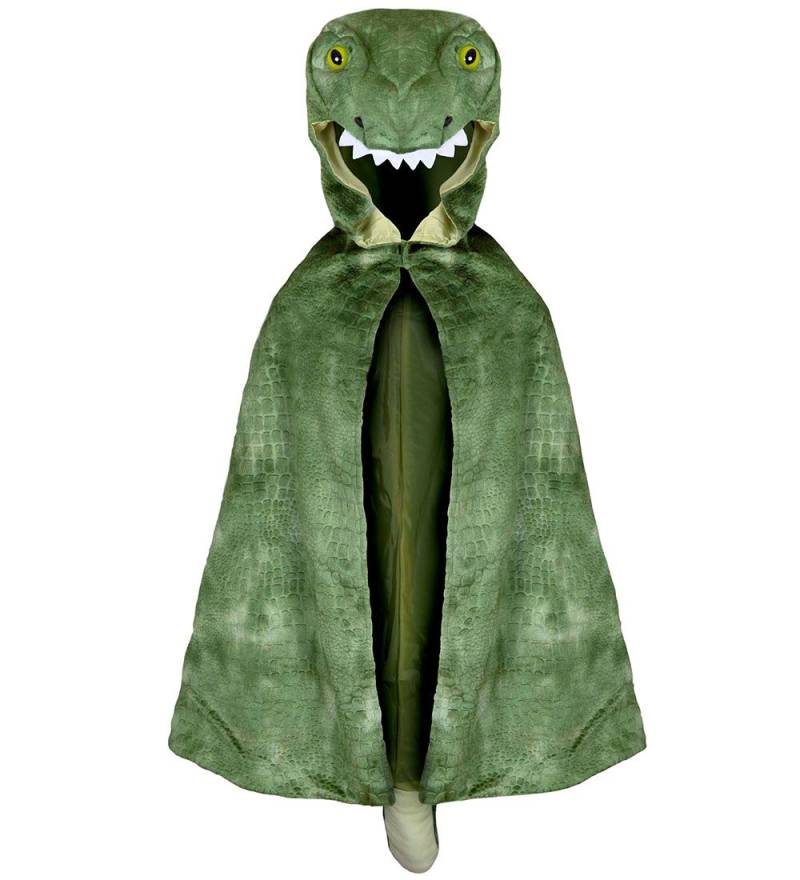 Great Pretenders Kostüm - T-Rex Umhang - Grün - Great Pretenders - 4-5 Jahre (104-110) - Kostüme von Great Pretenders