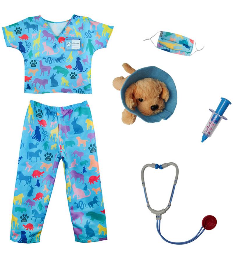 Great Pretenders Kostüm - Tierarzt - Blau/Multi - Great Pretenders - 5-6 Jahre (110-116) - Kostüme von Great Pretenders