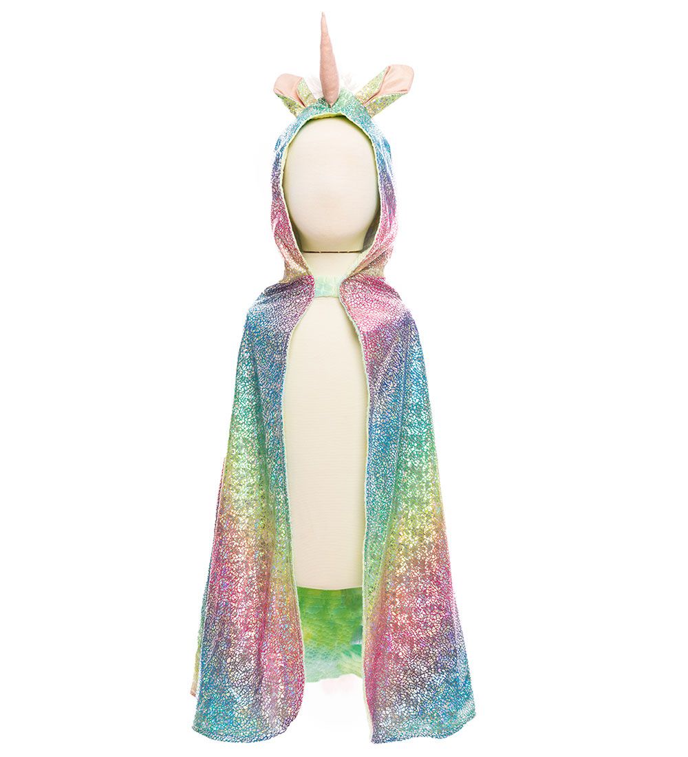 Great Pretenders Kostüm - Umhang - Rainbow Unicorn/Drache - Great Pretenders - 5-6 Jahre (110-116) - Kostüme von Great Pretenders