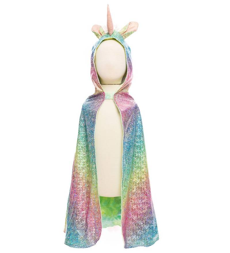 Great Pretenders Kostüm - Umhang - Rainbow Unicorn/Drache - Great Pretenders - 5-6 Jahre (110-116) - Kostüme von Great Pretenders