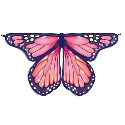 Great Pretenders Mystical Monarch Weiche Flügel, Größe 4-6, Pink, Size 4-6 von Great Pretenders
