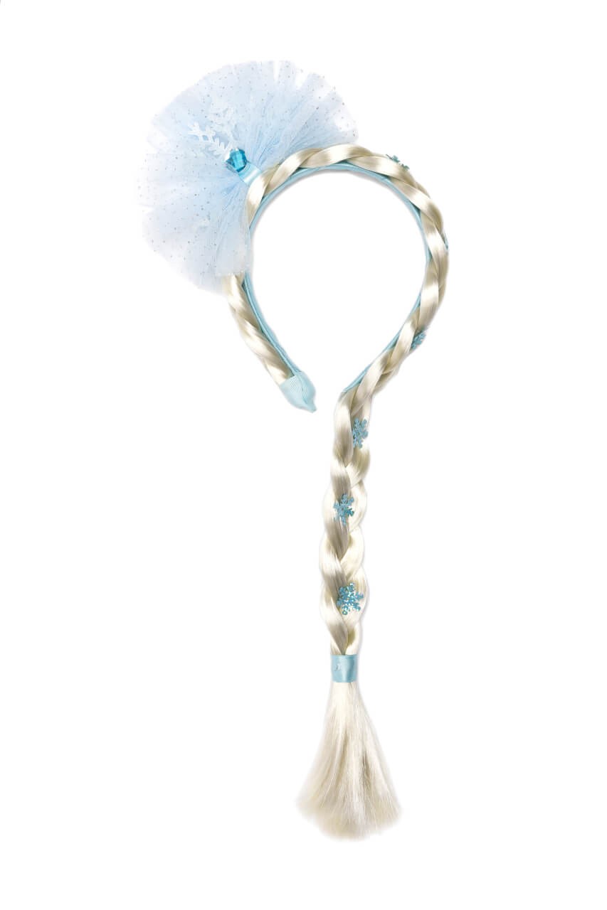 Haarzopf für Kinder – Eisprinzessinnen-Look mit glitzernden Schneeflocken Haarzopf für Kinder – Eisprinzessinnen-Look mit glitzernden Schneeflocken von Great Pretenders