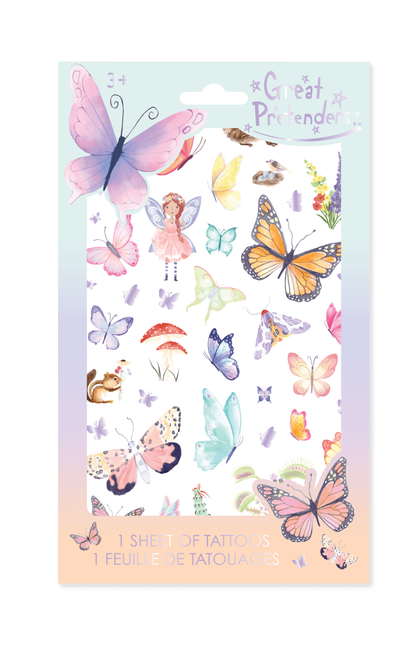 Kinder-Tattoos, 1 Bogen mit verschiedenen Motiven Kinder-Tattoos, 1 Bogen mit verschiedenen Motiven von Great Pretenders