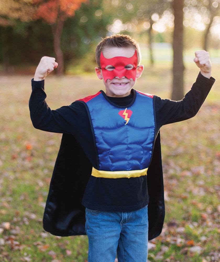 Kinderkostüm Bat/Superheld-Wendeset, Grösse M Kinderkostüm Bat/Superheld-Wendeset, Grösse M von Great Pretenders