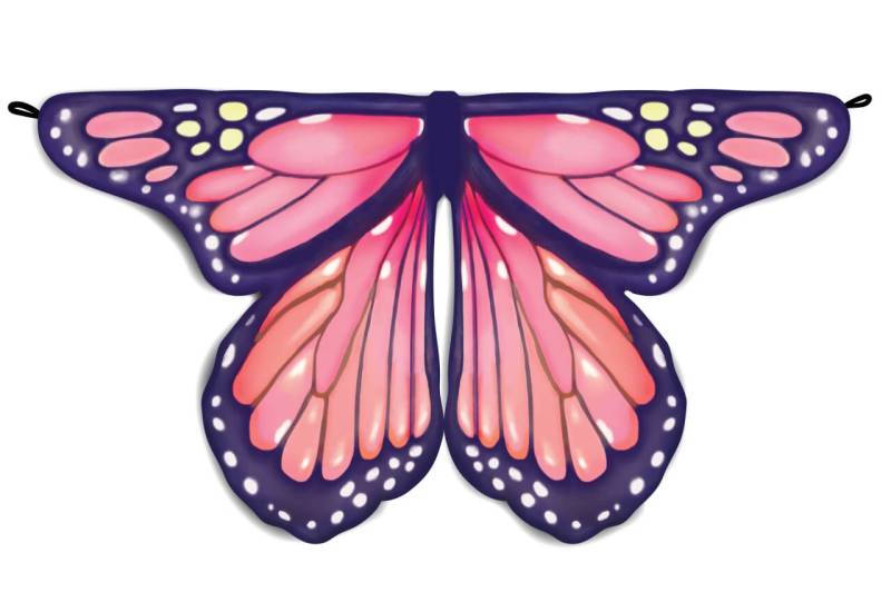 Mystical Monarch Schmetterlingsflügel, für 4-6 Jahre von Great Pretenders