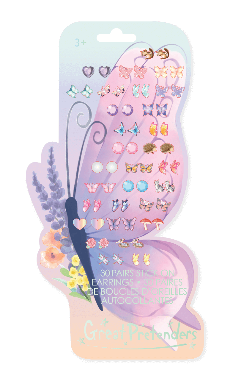 Ohrsticker für Kinder - 1 Bogen (30 Paar) von Great Pretenders