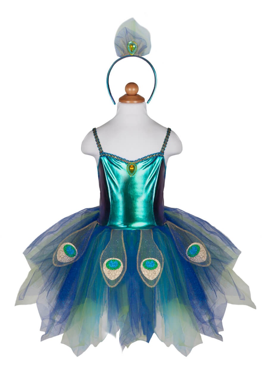 Pfauenkleid in Blau mit Haarreif, für KInder von 4-6 Jahren Pfauenkleid in Blau mit Haarreif, für KInder von 4-6 Jahren von Great Pretenders