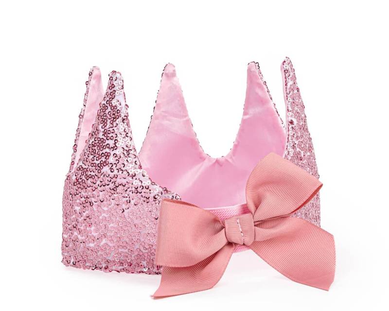 Pinke Paillettenkrone – Glanzvoller Kopfschmuck für kleine Königinnen von Great Pretenders