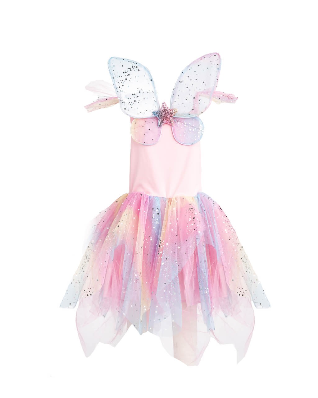 Regenbogen-Feenkleid mit Flügeln, für Kinder von 4-6 Jahren Regenbogen-Feenkleid mit Flügeln, für Kinder von 4-6 Jahren von Great Pretenders