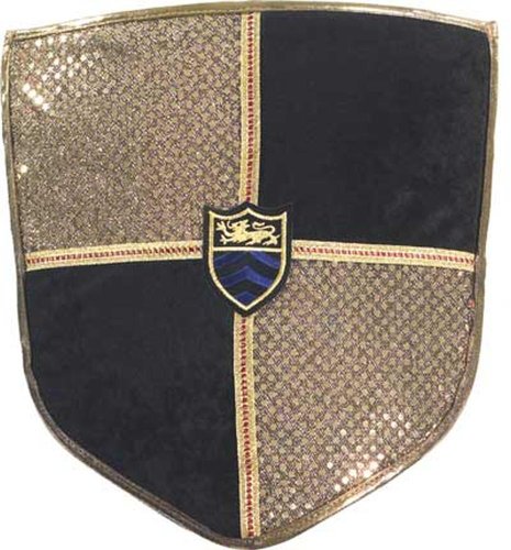 Ritterschild schwarz/gold Ritterschild schwarz/gold von Great Pretenders
