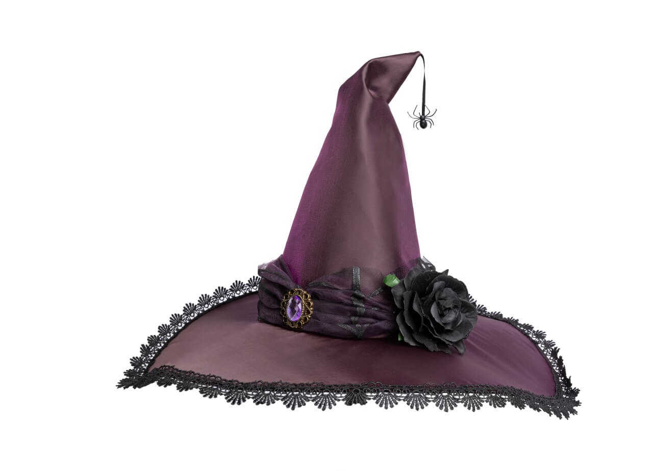 Spinnenhexenhut für Kinder – zauberhaftes Halloween-Accessoire Spinnenhexenhut für Kinder – zauberhaftes Halloween-Accessoire von Great Pretenders