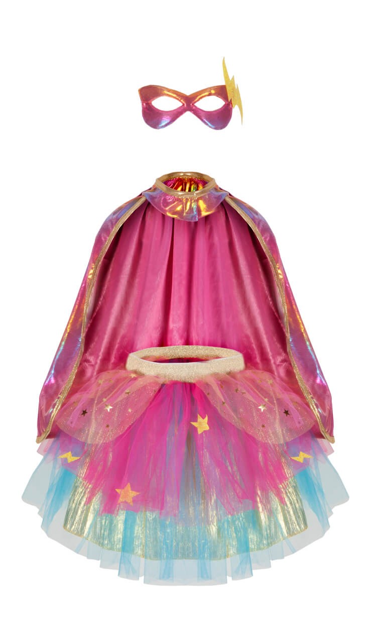 Super Duper Tutu, Cape & Mask Set – Kinder-Kostüm für 4–6 Jahre Super Duper Tutu, Cape & Mask Set – Kinder-Kostüm für 4–6 Jahre von Great Pretenders