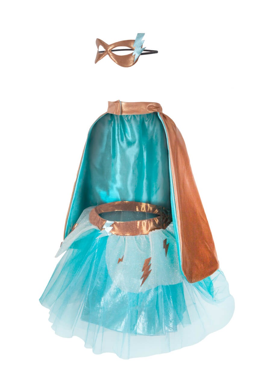 Super Duper Tutu, Cape & Maske Set – Superheldinnen-Kostüm für ca. 4–6 Jahre Super Duper Tutu, Cape & Maske Set – Superheldinnen-Kostüm für ca. 4–6 Jahre von Great Pretenders