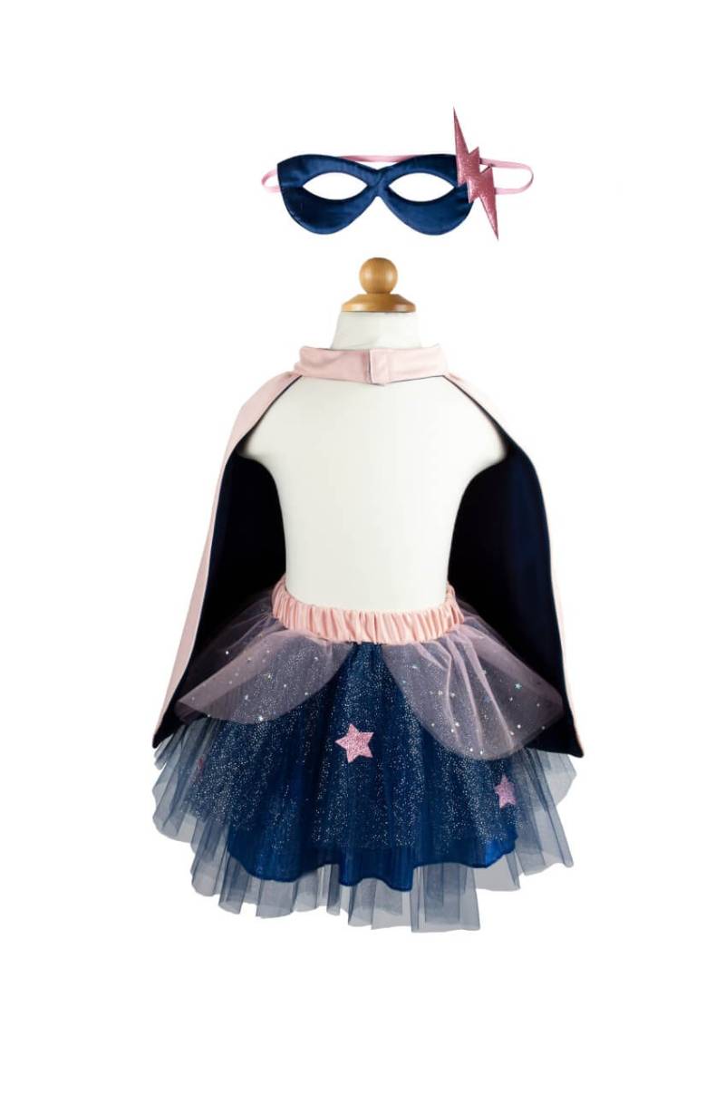 Super Duper Tutu, Cape & Maske Set für ca. 4–6 Jahre von Great Pretenders