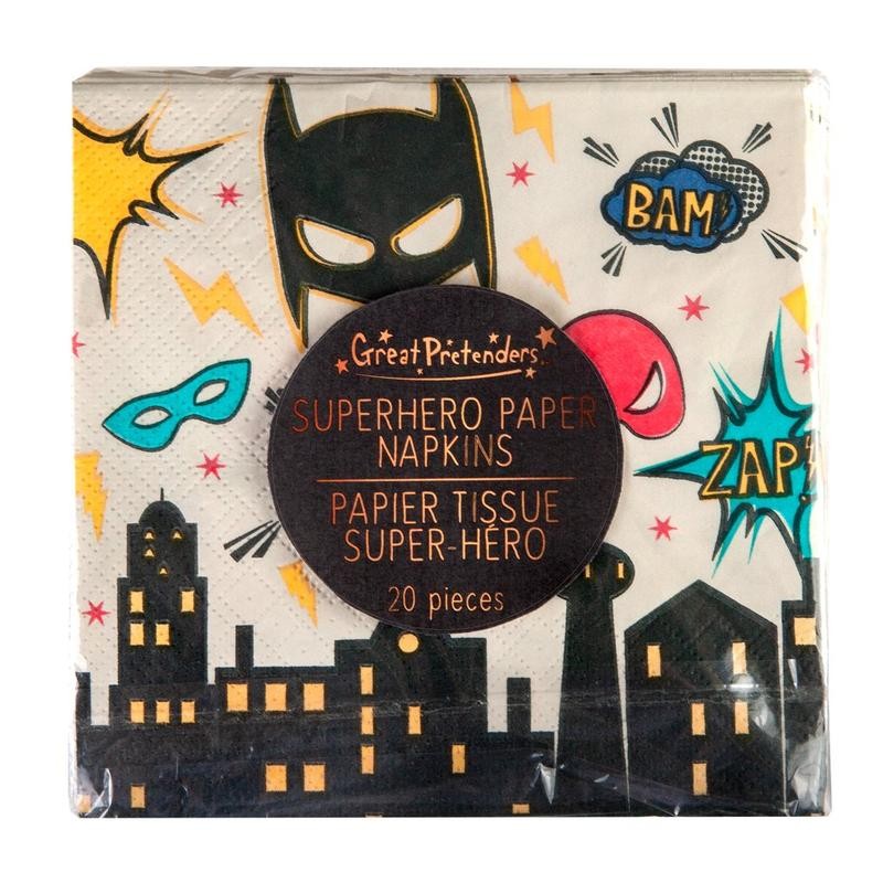 Superhelden Servietten - Partyzubehör, Tischdeko, Kindergeburtstag Superhelden Servietten - Partyzubehör, Tischdeko, Kindergeburtstag von Great Pretenders