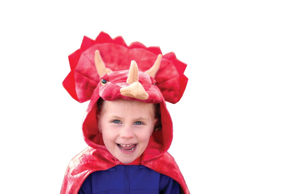 Triceratops Hooded Cape - Kindercape Dinosaurier von Great Pretenders
