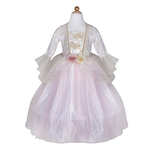 Trullala Rosenblüten-Fee mit Hut, Feenkostüm, Größe: M (4-6 Jahre) von Great Pretenders