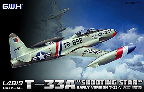 Great Wall hobby 1/48 model initial T-33A shooting star United States air force United States, Germany and Italy plastic L4819 von Great Wall Hobby