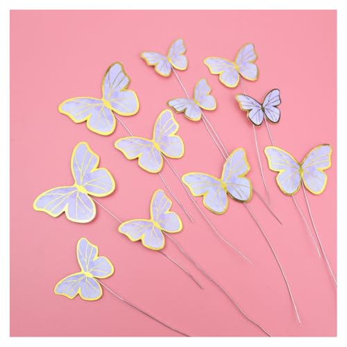 GreatRise 50 Stück 3D Schmetterling Kuchen Torten Deko Set zum DIY Dreidimensional Tortendeko Geburtstag Kuchendeko Tortenaufleger für Party Taufe Hochzeitstorte Dessert Cupcake Toppers #1 Lila GreatRise 50 Stück 3D Schmetterling Kuchen Torten Deko Set zum DIY Dreidimensional Tortendeko Geburtstag Kuchendeko Tortenaufleger für Party Taufe Hochzeitstorte Dessert Cupcake Toppers #1 Lila von GreatRise