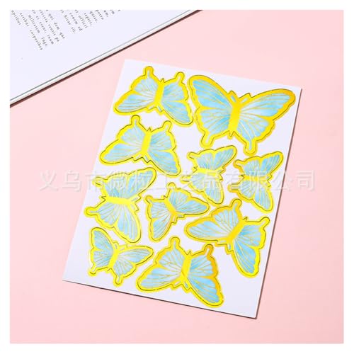 GreatRise 50 Stück 3D Schmetterling Kuchen Torten Deko Set zum DIY Dreidimensional Tortendeko Geburtstag Kuchendeko Tortenaufleger für Party Taufe Hochzeitstorte Dessert Cupcake Toppers #4 Bunt GreatRise 50 Stück 3D Schmetterling Kuchen Torten Deko Set zum DIY Dreidimensional Tortendeko Geburtstag Kuchendeko Tortenaufleger für Party Taufe Hochzeitstorte Dessert Cupcake Toppers #4 Bunt von GreatRise