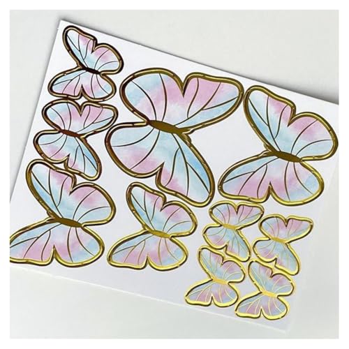 GreatRise 50 Stück 3D Schmetterling Kuchen Torten Deko Set zum DIY Dreidimensional Tortendeko Geburtstag Kuchendeko Tortenaufleger für Party Taufe Hochzeitstorte Dessert Cupcake Toppers #5 Rosa GreatRise 50 Stück 3D Schmetterling Kuchen Torten Deko Set zum DIY Dreidimensional Tortendeko Geburtstag Kuchendeko Tortenaufleger für Party Taufe Hochzeitstorte Dessert Cupcake Toppers #5 Rosa von GreatRise