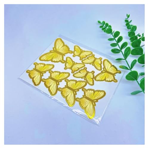 GreatRise 50 Stück 3D Schmetterling Kuchen Torten Deko Set zum DIY Dreidimensional Tortendeko Geburtstag Kuchendeko Tortenaufleger für Party Taufe Hochzeitstorte Dessert Cupcake Toppers #6 Grün GreatRise 50 Stück 3D Schmetterling Kuchen Torten Deko Set zum DIY Dreidimensional Tortendeko Geburtstag Kuchendeko Tortenaufleger für Party Taufe Hochzeitstorte Dessert Cupcake Toppers #6 Grün von GreatRise