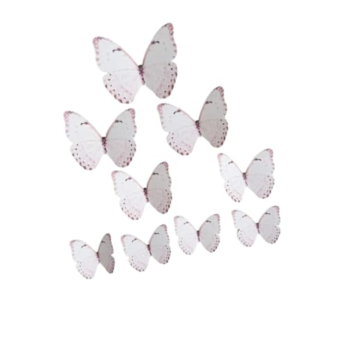 GreatRise 50 Stück 3D Schmetterling Kuchen Torten Deko Set zum DIY Dreidimensional Tortendeko Geburtstag Kuchendeko Tortenaufleger für Party Taufe Hochzeitstorte Dessert Cupcake Toppers #7 Rosa-Weiß GreatRise 50 Stück 3D Schmetterling Kuchen Torten Deko Set zum DIY Dreidimensional Tortendeko Geburtstag Kuchendeko Tortenaufleger für Party Taufe Hochzeitstorte Dessert Cupcake Toppers #7 Rosa-Weiß von GreatRise