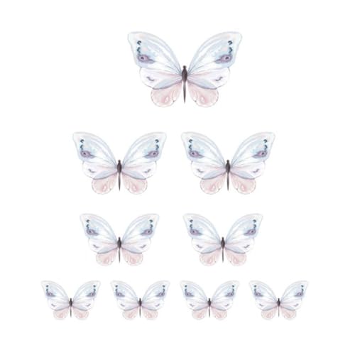 GreatRise 50 Stück 3D Schmetterling Kuchen Torten Deko Set zum DIY Dreidimensional Tortendeko Geburtstag Kuchendeko Tortenaufleger für Party Taufe Hochzeitstorte Dessert Cupcake Toppers #7 Rosa-Grau GreatRise 50 Stück 3D Schmetterling Kuchen Torten Deko Set zum DIY Dreidimensional Tortendeko Geburtstag Kuchendeko Tortenaufleger für Party Taufe Hochzeitstorte Dessert Cupcake Toppers #7 Rosa-Grau von GreatRise