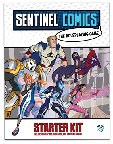 Greater Than Games GTG33938 Sentinels Comics: The Roleplaying Game Starter Kit Rollenspiele von Greater Than Games