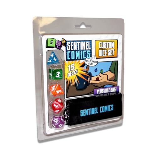Greater Than Games GTG43806 - Sentinels Comics: The Roleplaying Game Dice Set von Greater Than Games