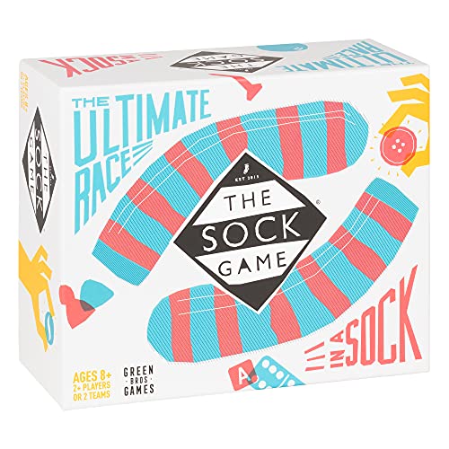 Green Brothers Games, The Sock Game, Board Game, Ages 8+, 2+ Players, 5-30 Minutes Playing Time - Englische Sprache von Green Brothers Games