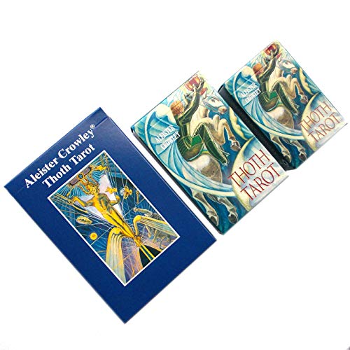 Green Cross Toad Aleister Crowley Thoth Tarot - 78 Tarotkarten mit Englische Anweisungen (Standard) von Green Cross Toad
